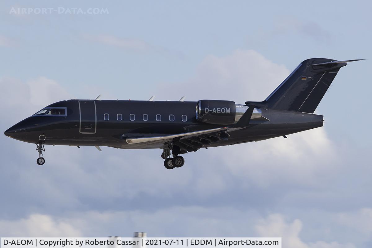 D-AEOM, 2006 Bombardier Challenger 604 (CL-600-2B16) C/N 5654, Munich Airport