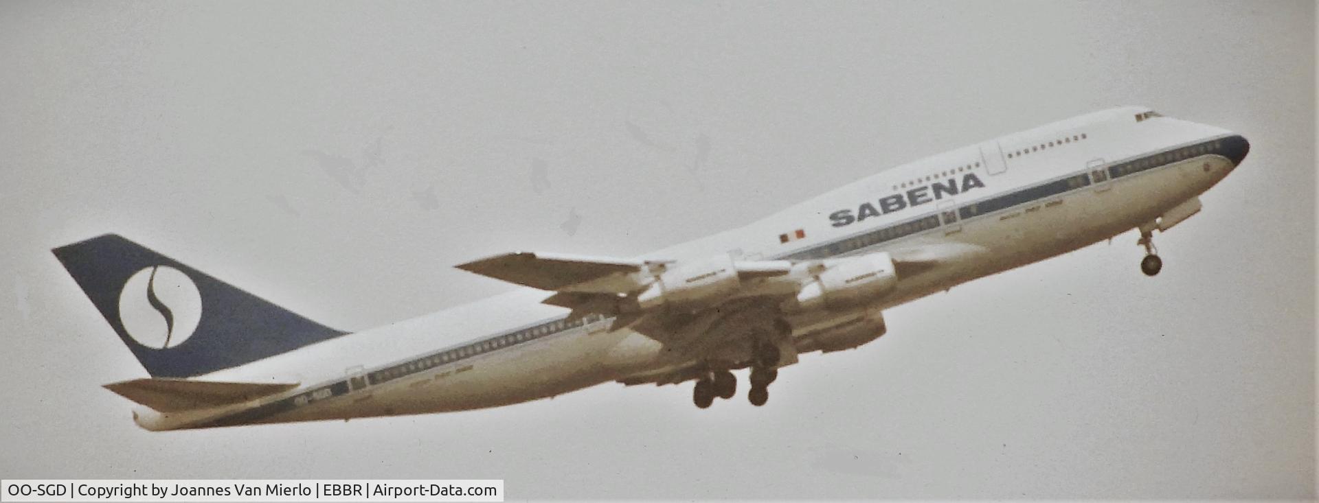 OO-SGD, 1990 Boeing 747-329M/SF C/N 24837/810, Slide scan