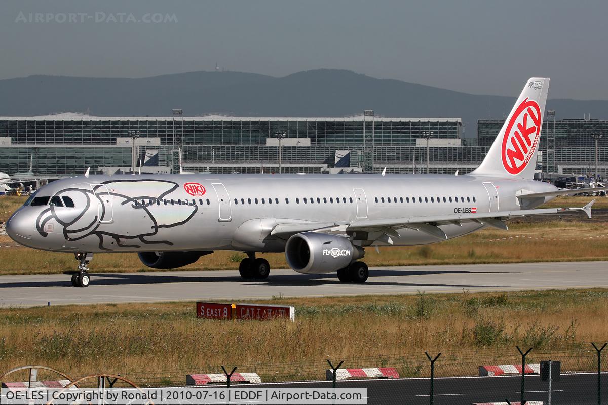 OE-LES, 2008 Airbus A321-211 C/N 3504, at fra