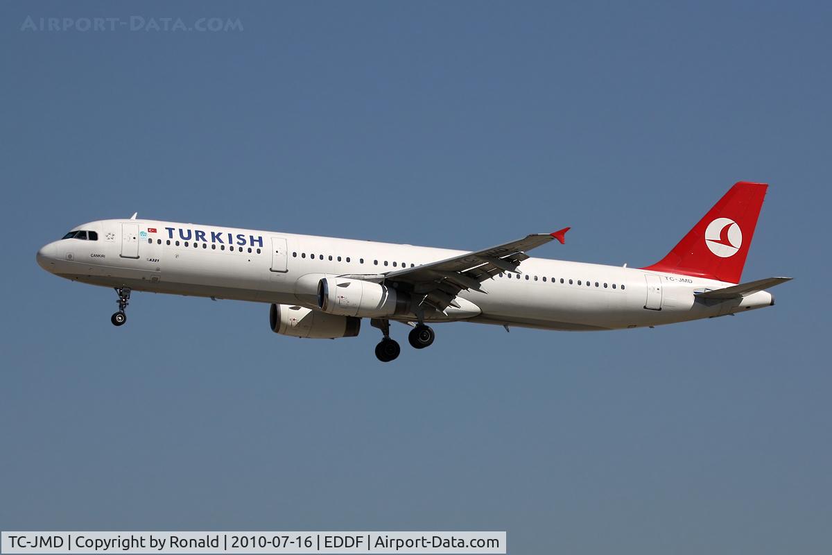 TC-JMD, 1998 Airbus A321-231 C/N 810, at fra