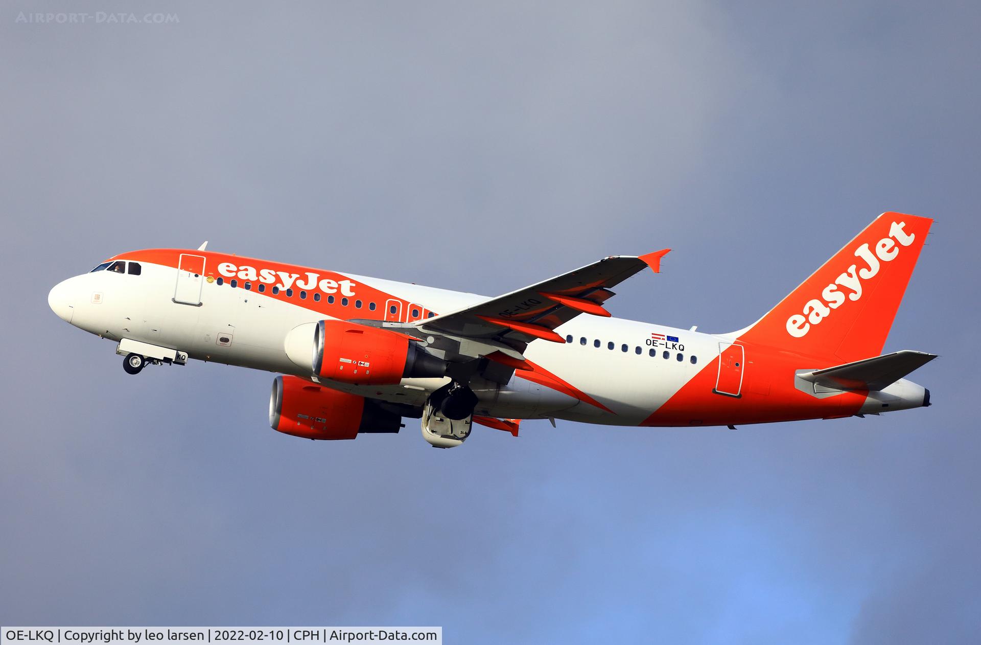 OE-LKQ, 2007 Airbus A319-111 C/N 3061, Copenhagen 10.2.2022