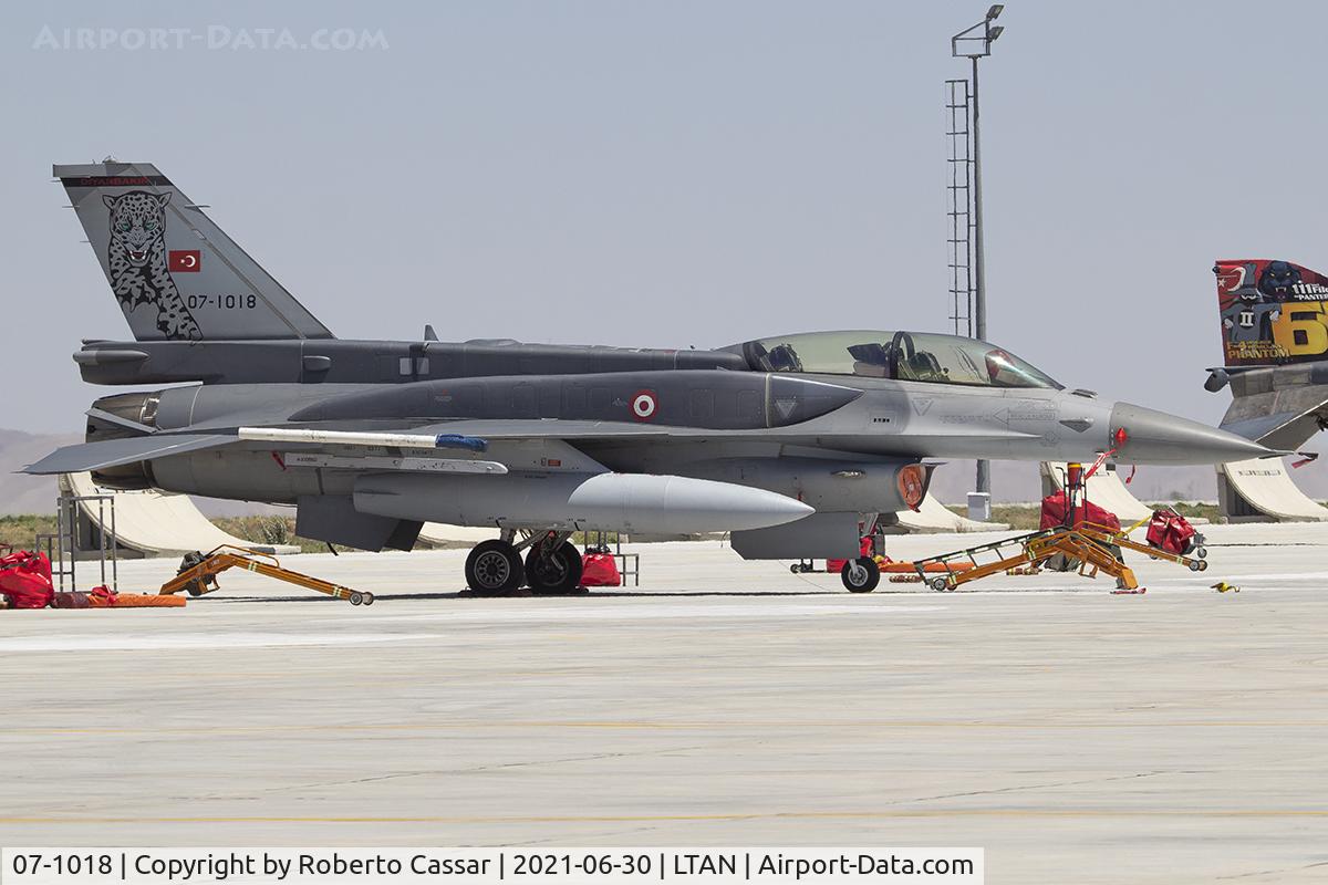 07-1018, Lockheed Martin F-16D C/N NW-4, Anatolian Eagle 2021