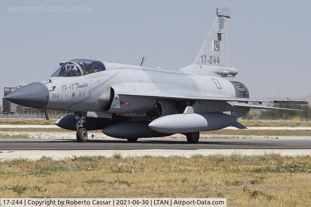 17-244, Chengdu JF-17 C/N FC10252, Anatolian Eagle 2021