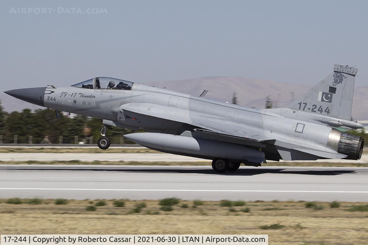 17-244, Chengdu JF-17 C/N FC10252, Anatolian Eagle 2021