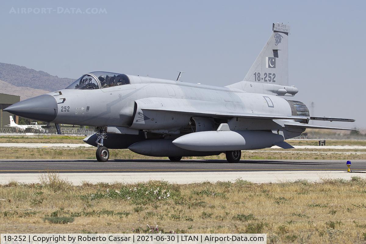 18-252, Chengdu JF-17 C/N FC10252, Anatolian Eagle 2021