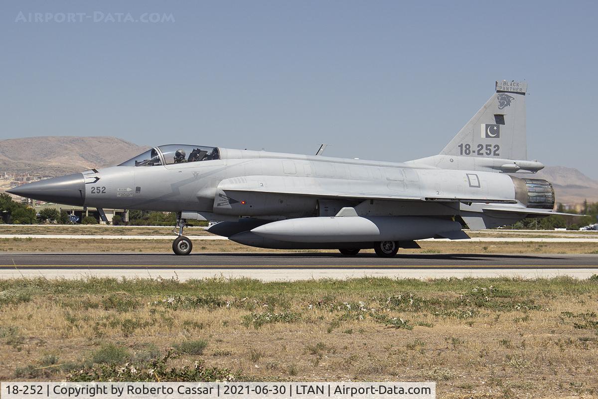 18-252, Chengdu JF-17 C/N FC10252, Anatolian Eagle 2021