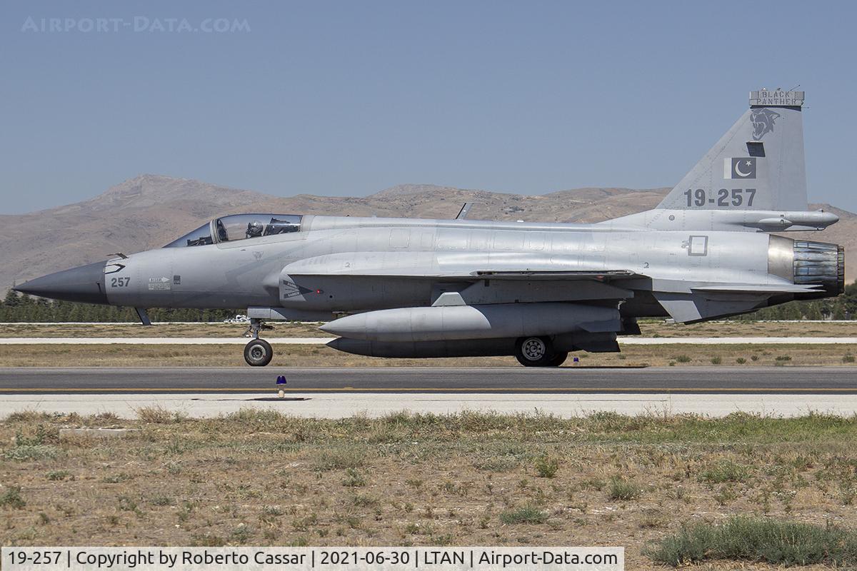 19-257, Chengdu JF-17 C/N FC10257, Anatolian Eagle 2021
