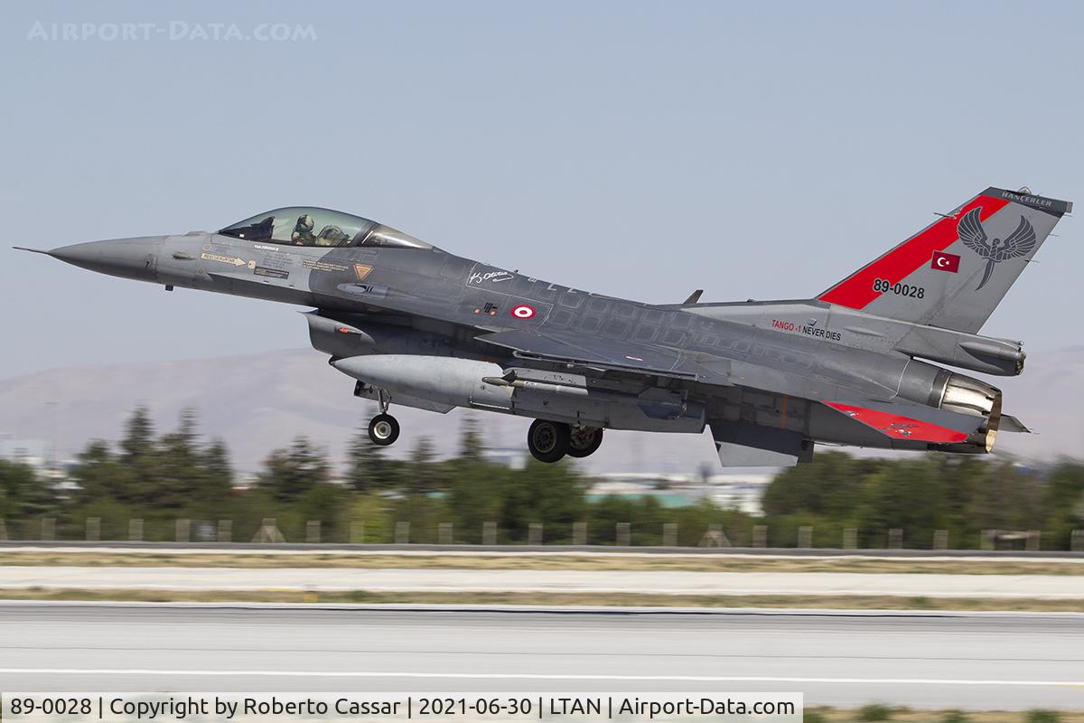89-0028, General Dynamics F-16C C/N 4R-46, Anatolian Eagle 2021
