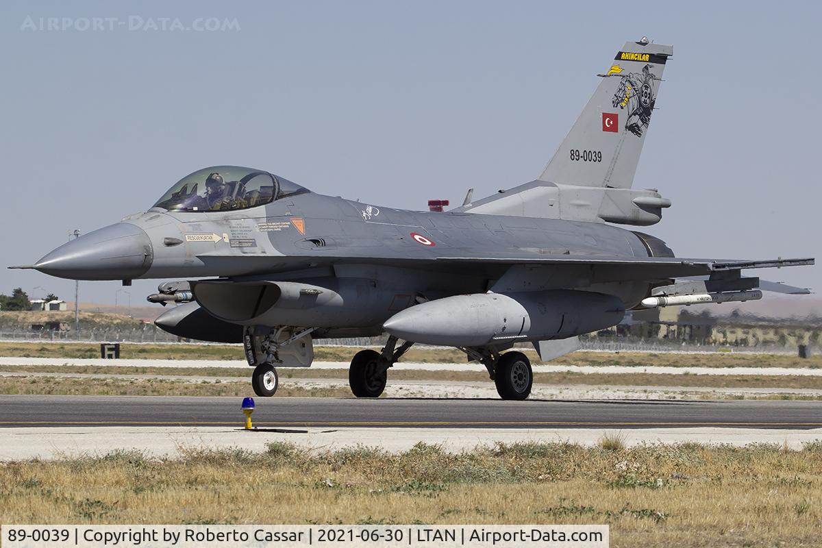 89-0039, General Dynamics F-16C C/N 4R-57, Anatolian Eagle 2021