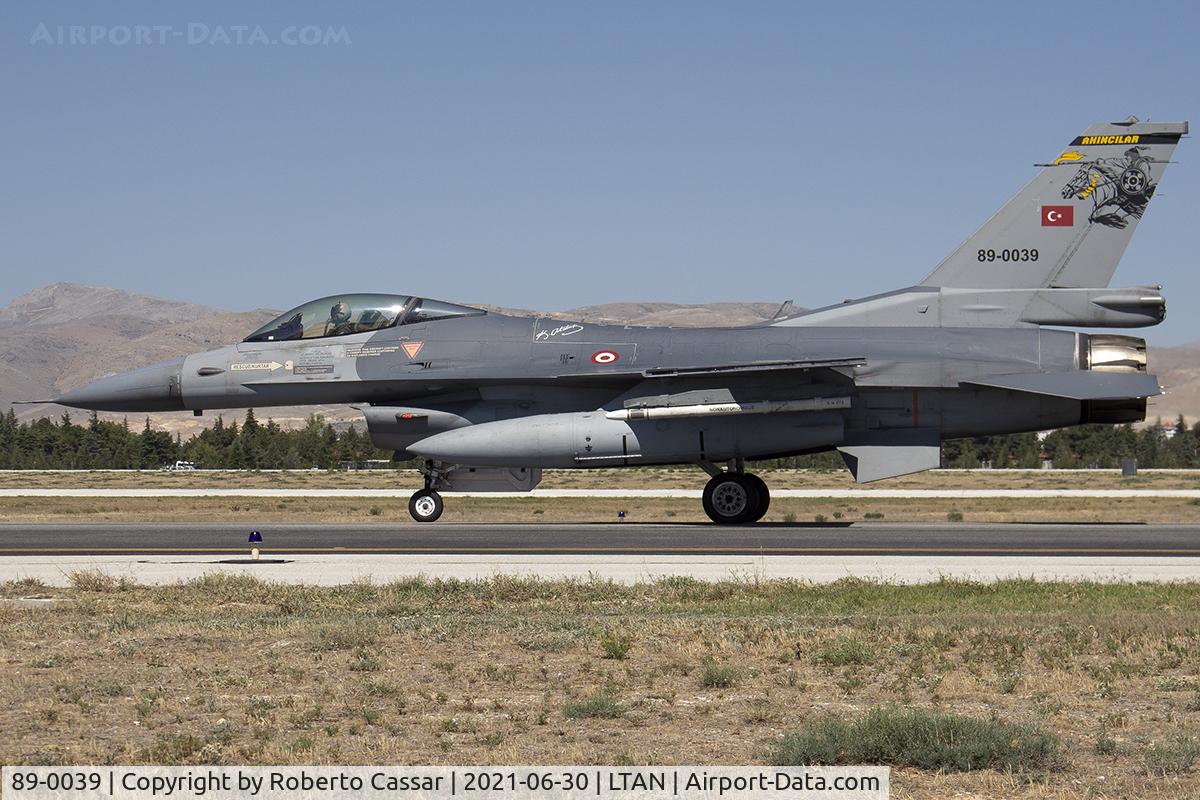 89-0039, General Dynamics F-16C C/N 4R-57, Anatolian Eagle 2021