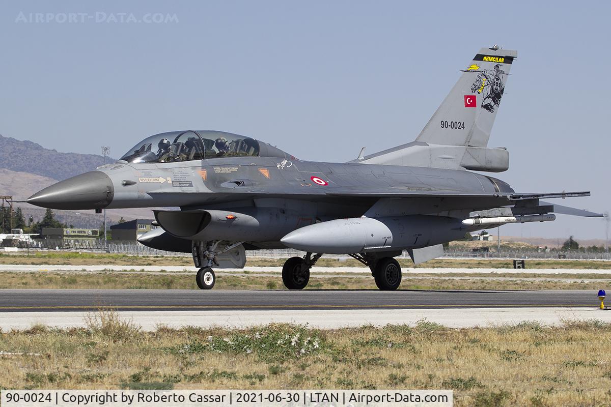 90-0024, Lockheed Martin F-16D C/N 4S-18, Anatolian Eagle 2021