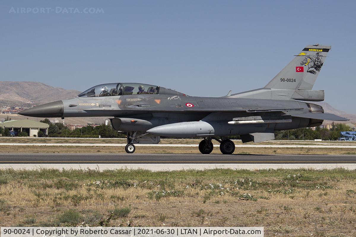 90-0024, Lockheed Martin F-16D C/N 4S-18, Anatolian Eagle 2021