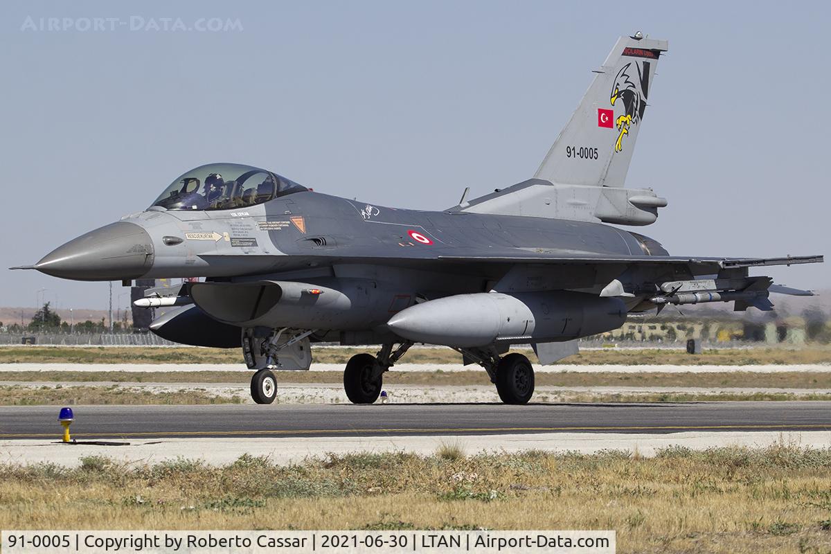 91-0005, TAI (Turkish Aerospace Industries) F-16C Fighting Falcon C/N 4R-85, Anatolian Eagle 2021