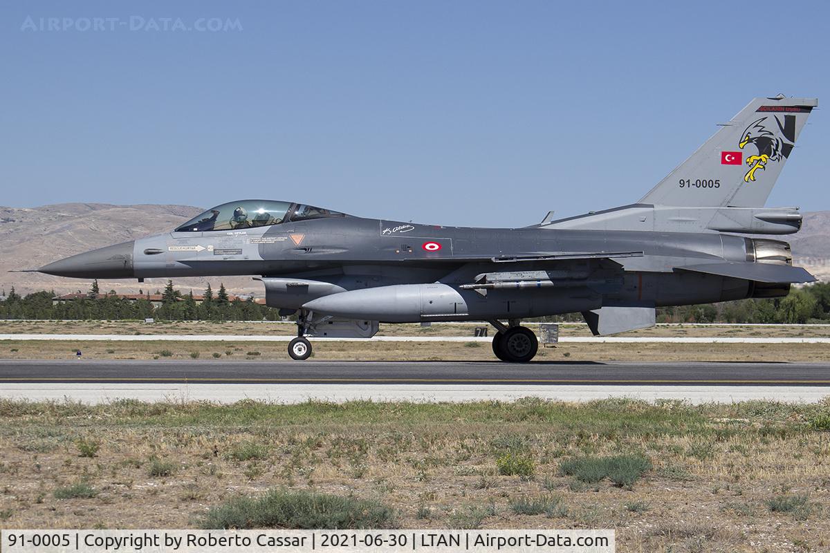 91-0005, TAI (Turkish Aerospace Industries) F-16C Fighting Falcon C/N 4R-85, Anatolian Eagle 2021