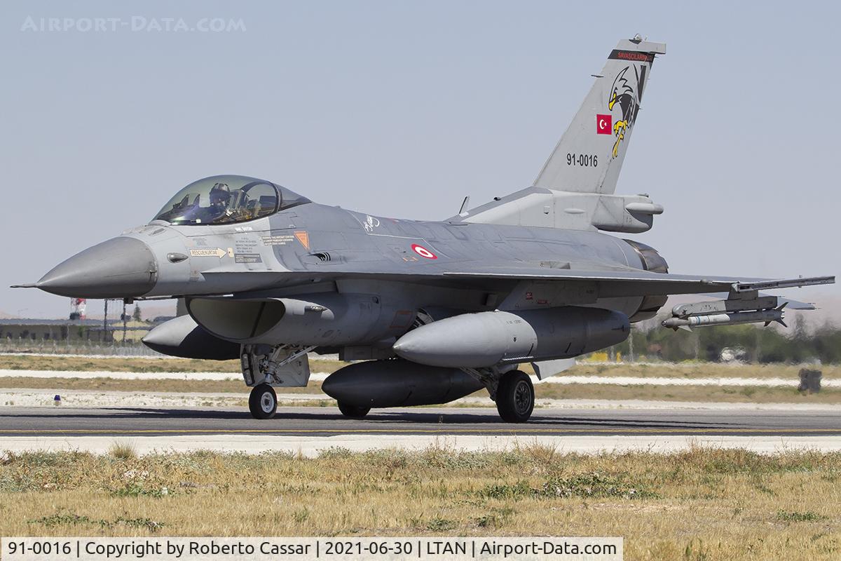91-0016, TAI (Turkish Aerospace Industries) F-16C Fighting Falcon C/N 4R-96, Anatolian Eagle 2021