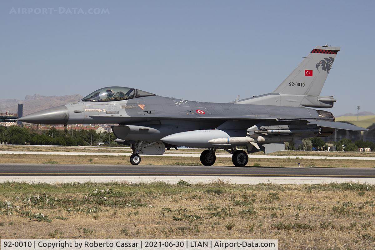 92-0010, TAI (Turkish Aerospace Industries) F-16C Fighting Falcon C/N 4R-111, Anatolian Eagle 2021