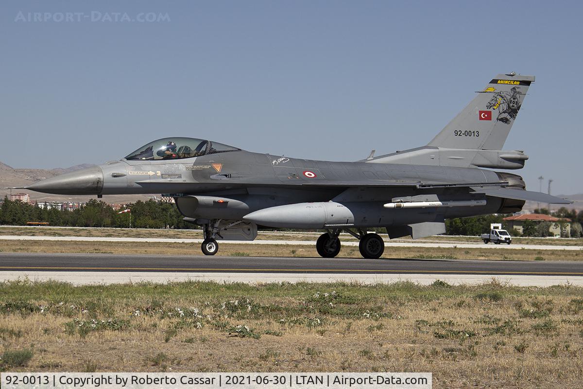 92-0013, TAI (Turkish Aerospace Industries) F-16C Fighting Falcon C/N 4R-114, Anatolian Eagle 2021