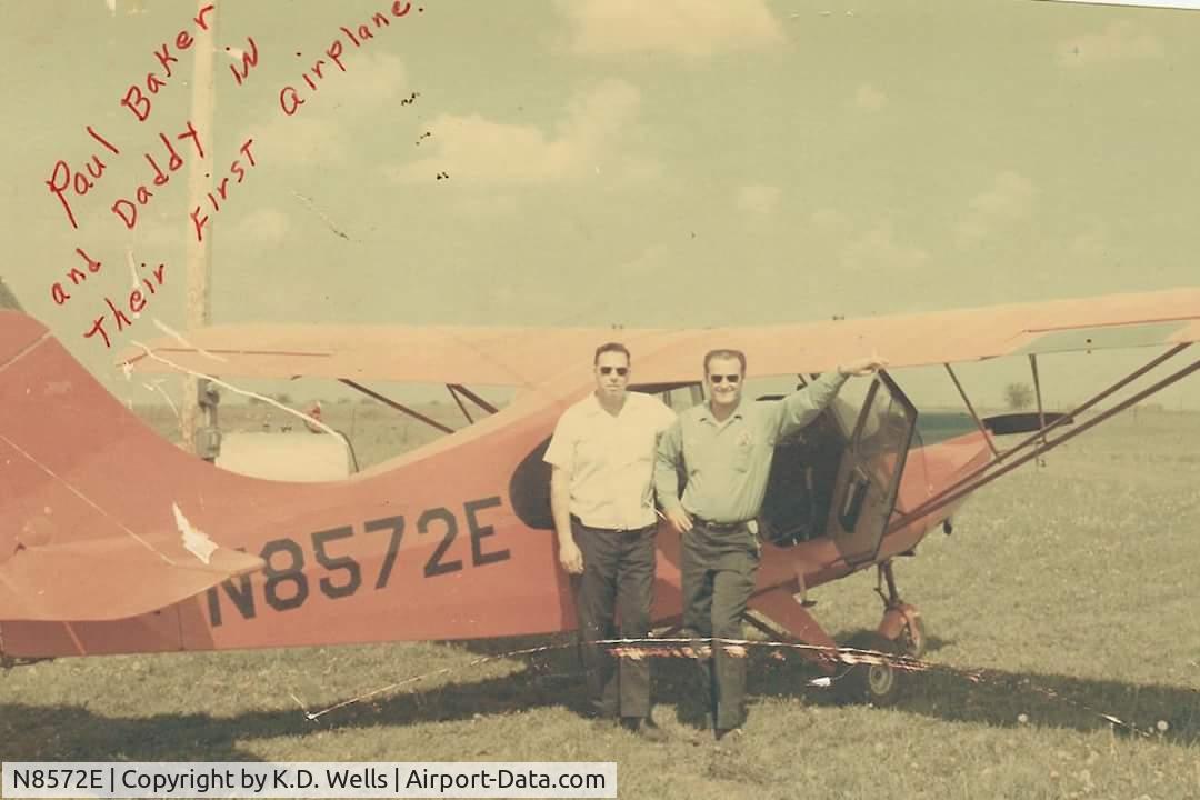 N8572E, 1959 Champion 7FC C/N 7FC-360, This was my dad's airplane at one time. He past in 1973 when I was 2yrs. I know he & his business partner sold it & bought a 172 & I only have two photos.