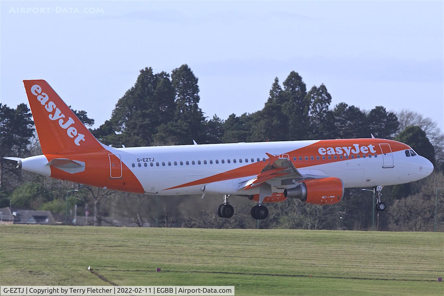 G-EZTJ, 2009 Airbus A320-214 C/N 3979, At Birmingham UK