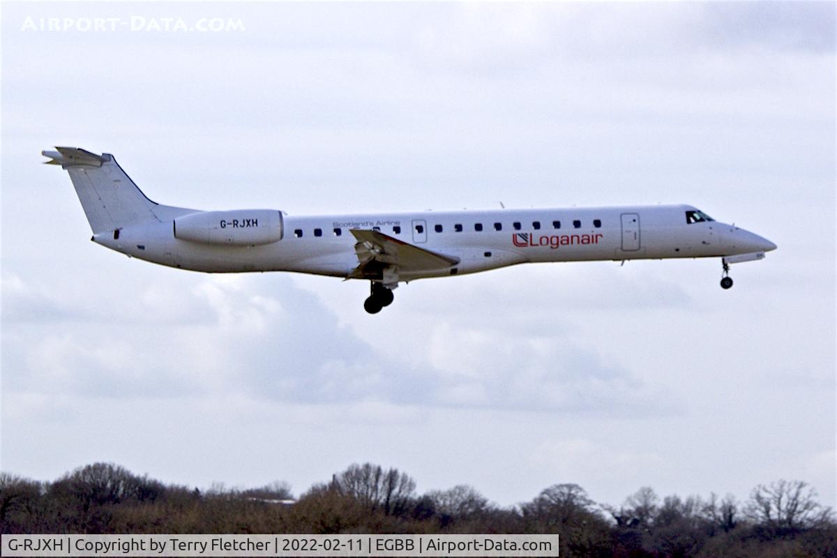 G-RJXH, 2001 Embraer EMB-145EP (ERJ-145EP) C/N 145442, At Birmingham UK