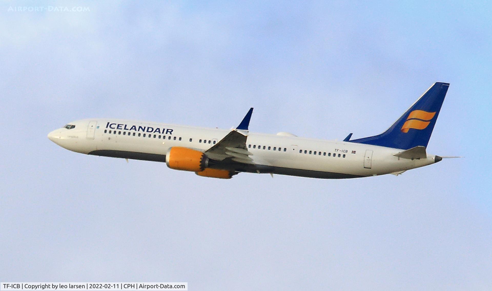 TF-ICB, 2019 Boeing 737-9 MAX C/N 44568, Copenhagen 11.2.2022
