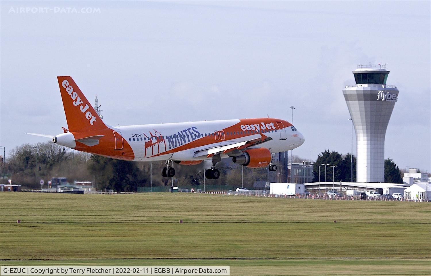 G-EZUC, 2011 Airbus A320-214 C/N 4591, at Birmingham UK