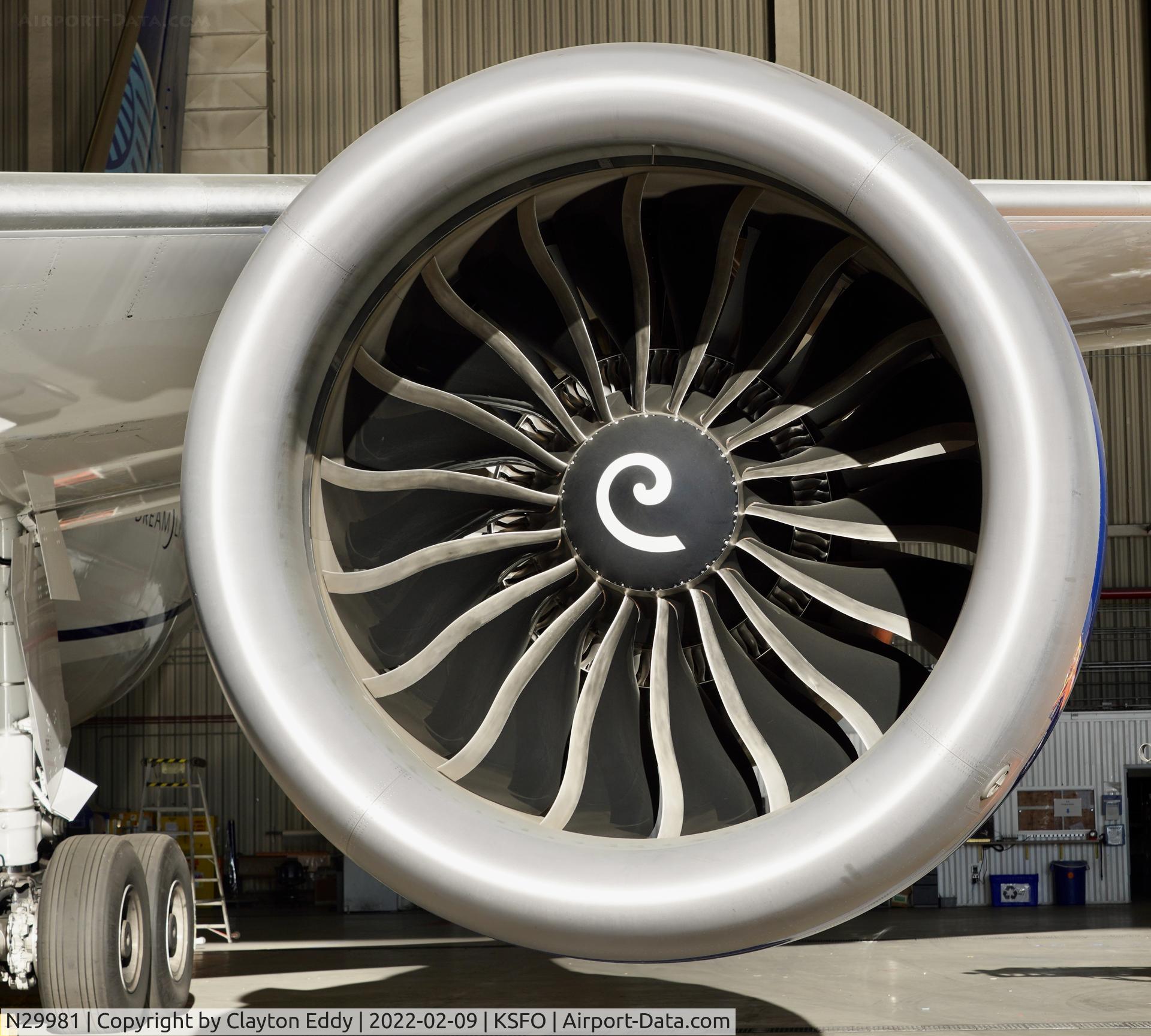 N29981, 2020 Boeing 787-9 Dreamliner Dreamliner C/N 66142, Genx-1B engine SFO 2022.