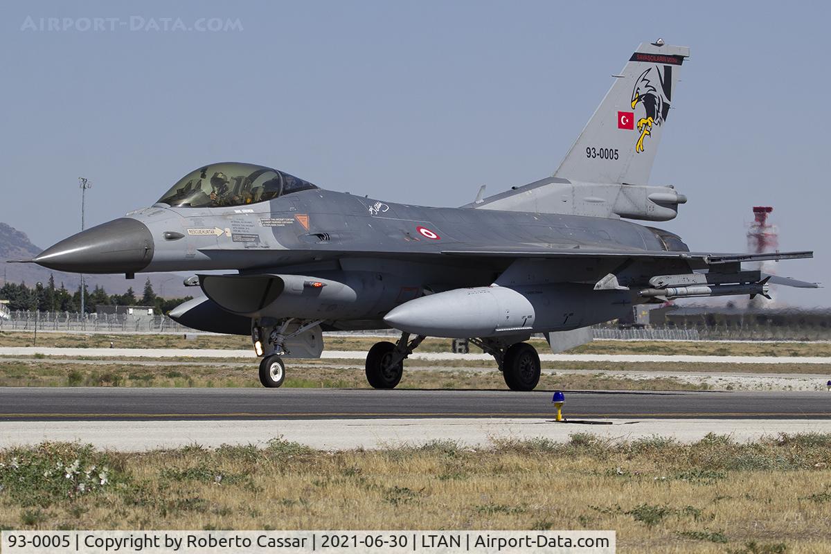 93-0005, Lockheed Martin F-16C C/N 4R-127, Anatolian Eagle 2021