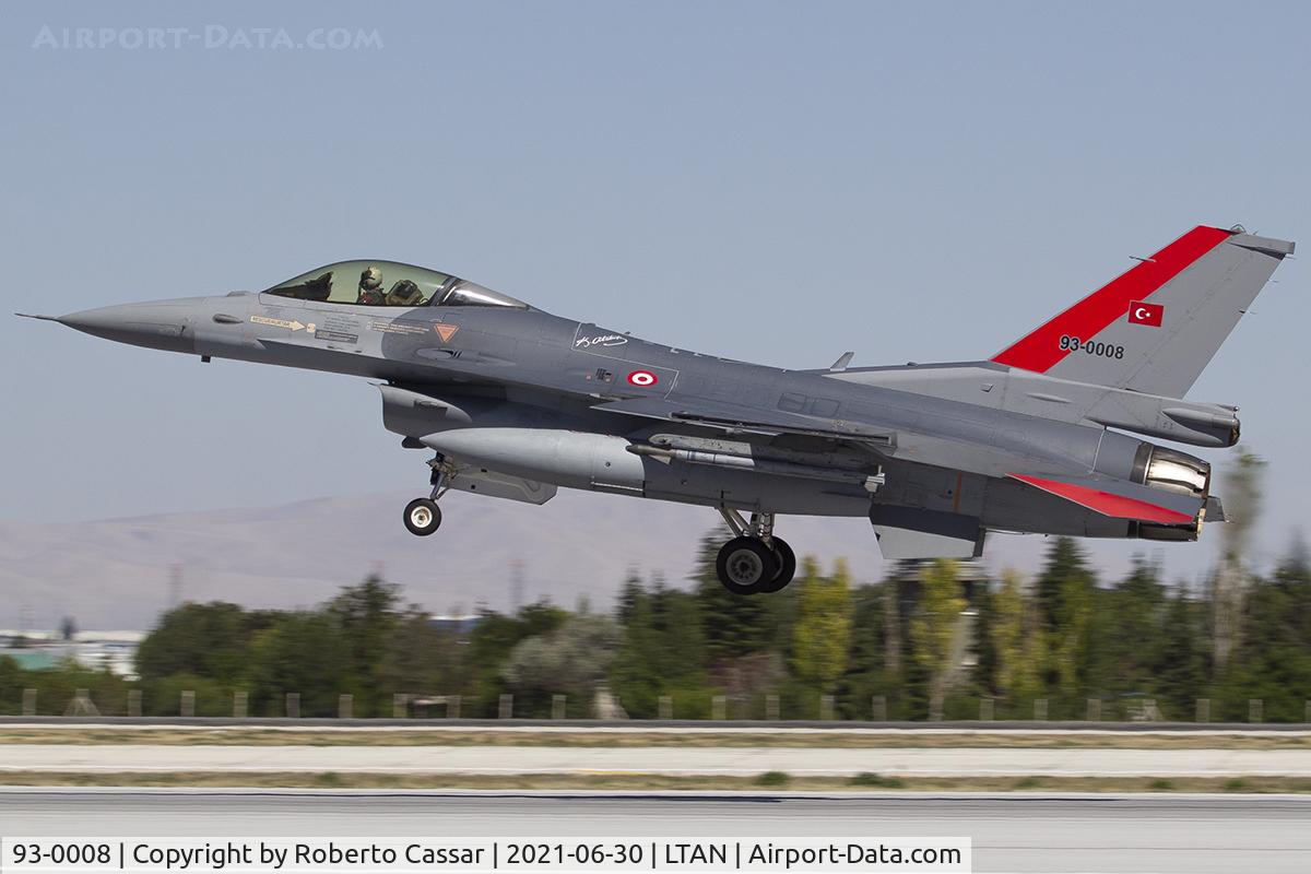 93-0008, Lockheed Martin F-16C C/N 4R-130, Anatolian Eagle 2021