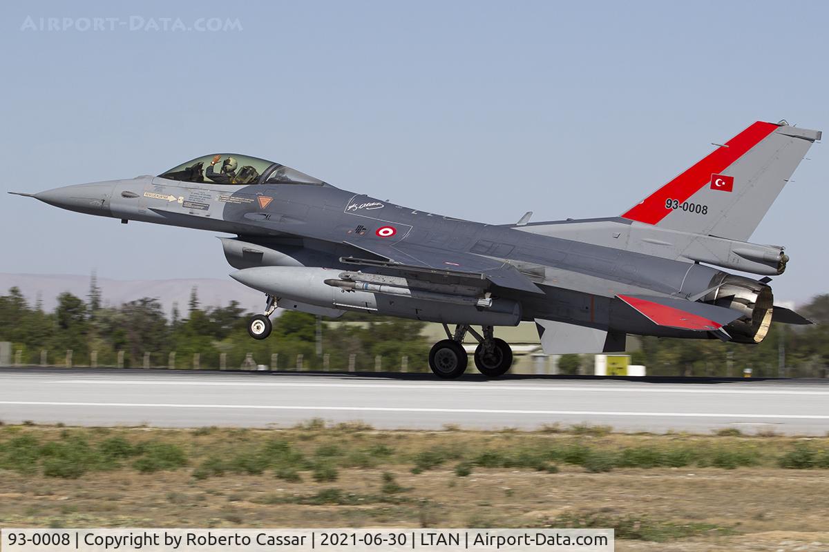 93-0008, Lockheed Martin F-16C C/N 4R-130, Anatolian Eagle 2021