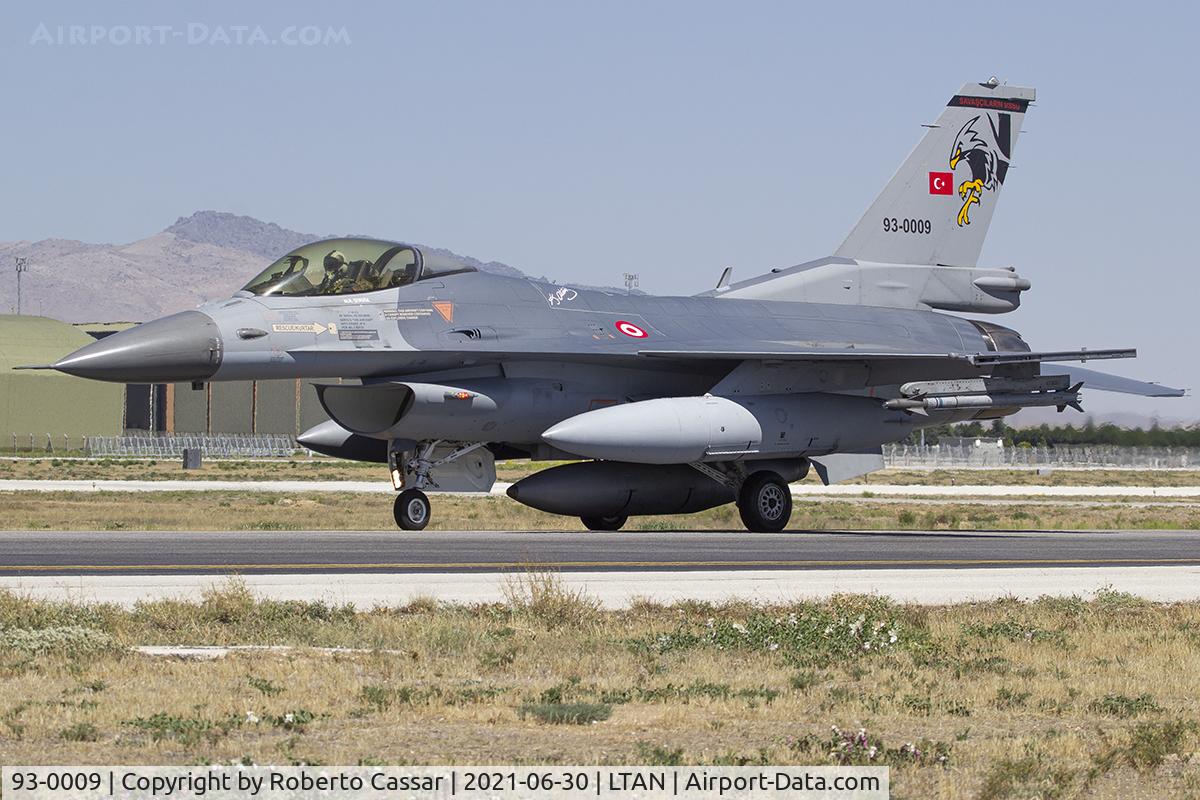93-0009, Lockheed Martin F-16C C/N 4R-131, Anatolian Eagle 2021
