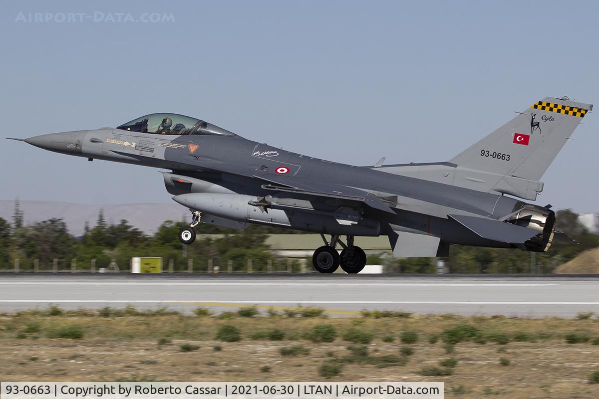93-0663, TAI (Turkish Aerospace Industries) F-16C Fighting Falcon C/N HC-7, Anatolian Eagle 2021