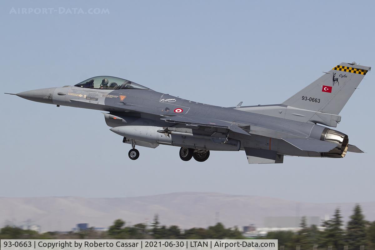 93-0663, TAI (Turkish Aerospace Industries) F-16C Fighting Falcon C/N HC-7, Anatolian Eagle 2021