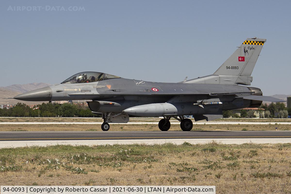 94-0093, Lockheed Martin F-16C C/N HC-55, Anatolian Eagle 2021