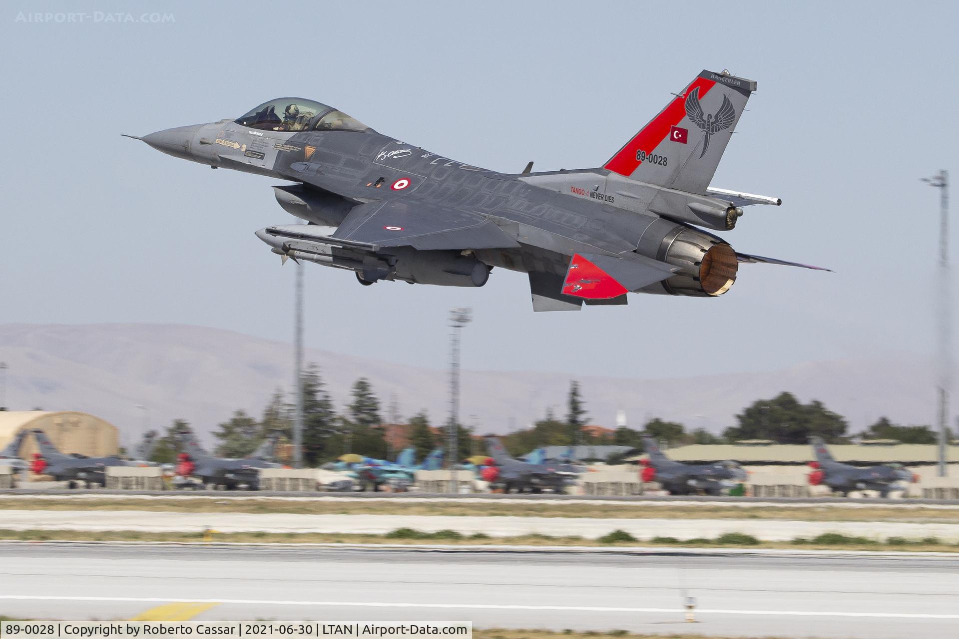 89-0028, General Dynamics F-16C C/N 4R-46, Anatolian Eagle 2021