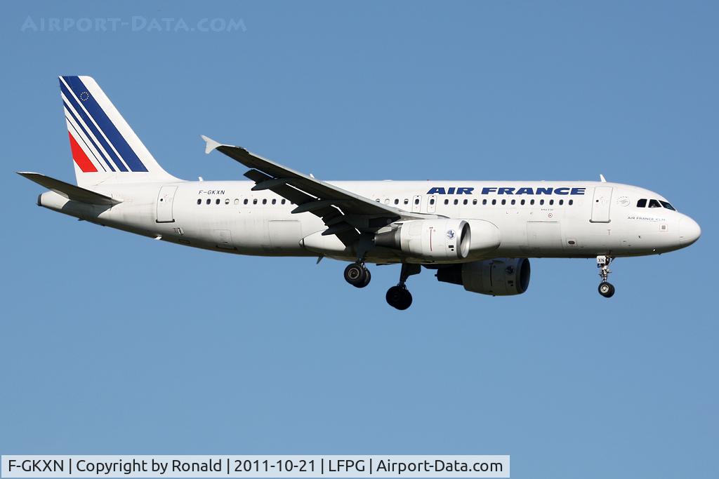 F-GKXN, 2006 Airbus A320-214 C/N 3008, at cdg