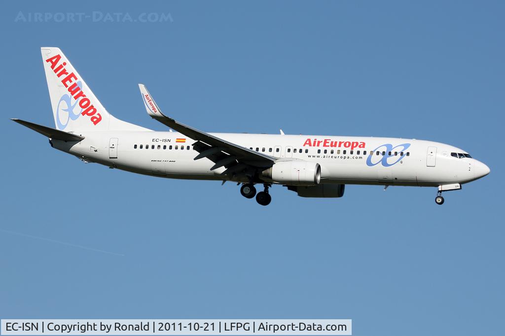 EC-ISN, 2002 Boeing 737-86Q C/N 30291, at cdg
