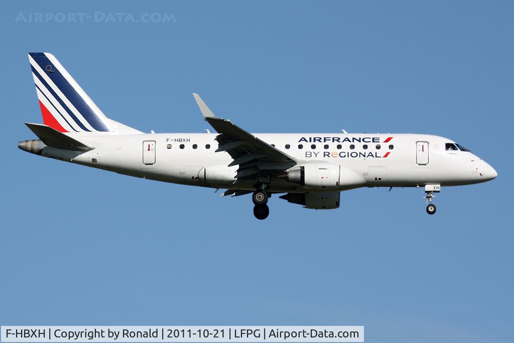 F-HBXH, 2010 Embraer 170ST (ERJ-170-100ST) C/N 17000307, at cdg