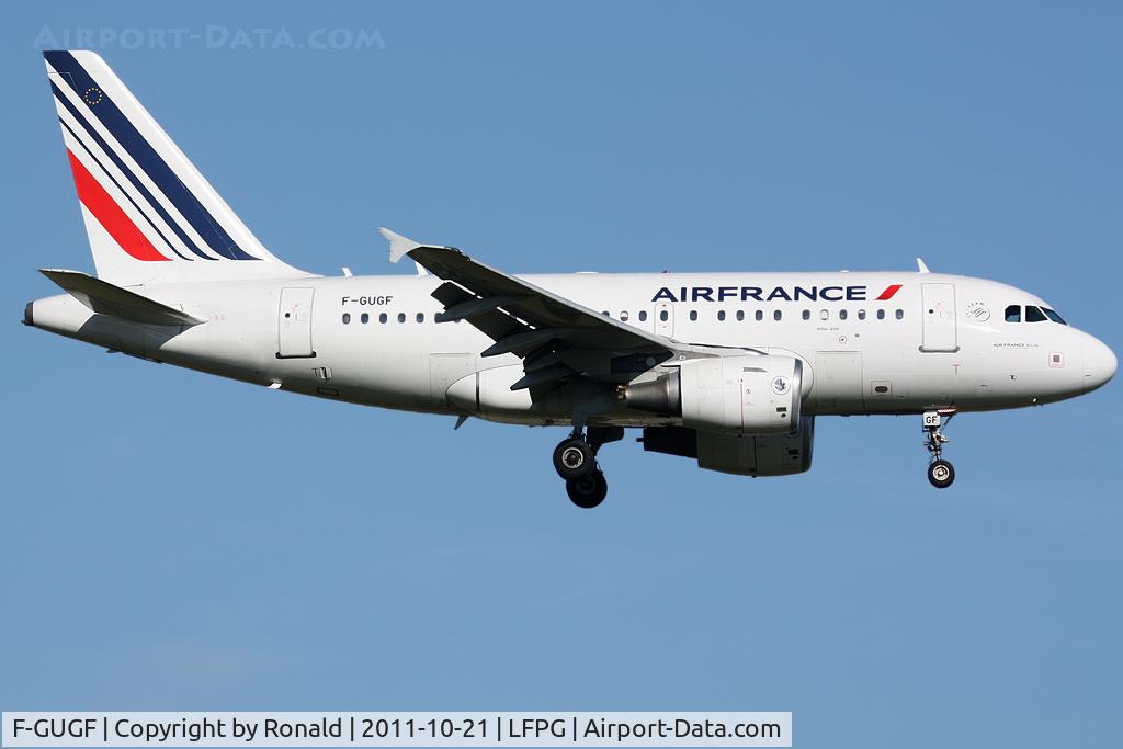 F-GUGF, 2004 Airbus A318-111 C/N 2109, at cdg