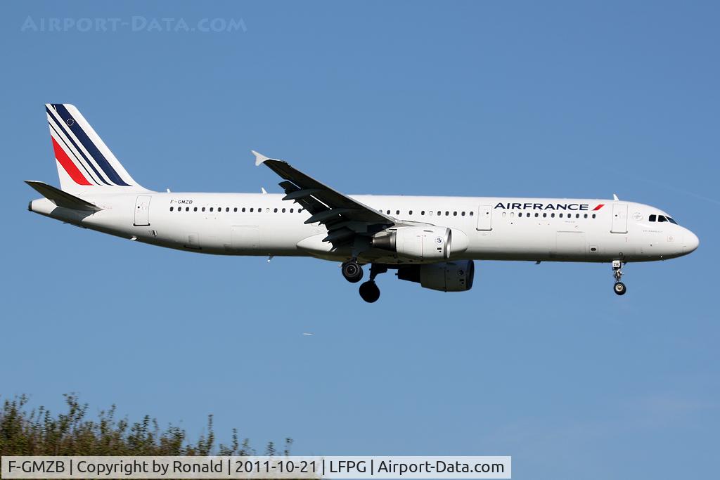 F-GMZB, 1994 Airbus A321-111 C/N 509, at cdg