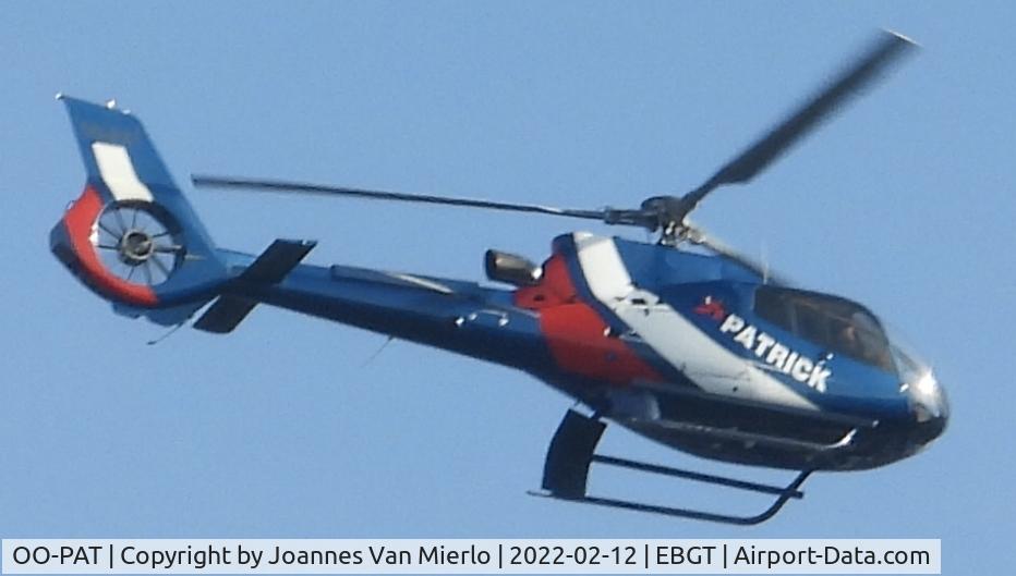 OO-PAT, 2007 Eurocopter EC-130B-4 (AS-350B-4) C/N 4276, Over Ghent, Belgium