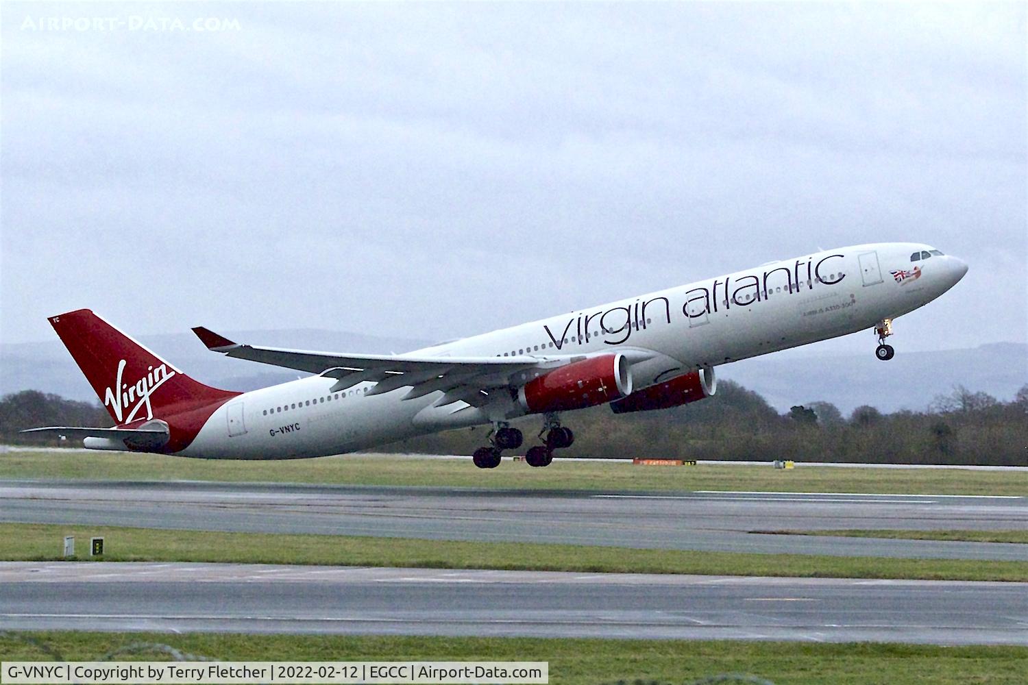 G-VNYC, 2012 Airbus A330-343X C/N 1315, At Manchester