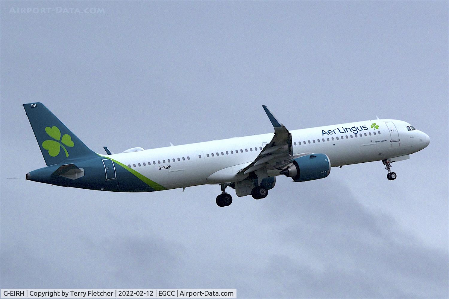 G-EIRH, 2021 Airbus A321-253NX C/N 10319, On the Manchester - New York service