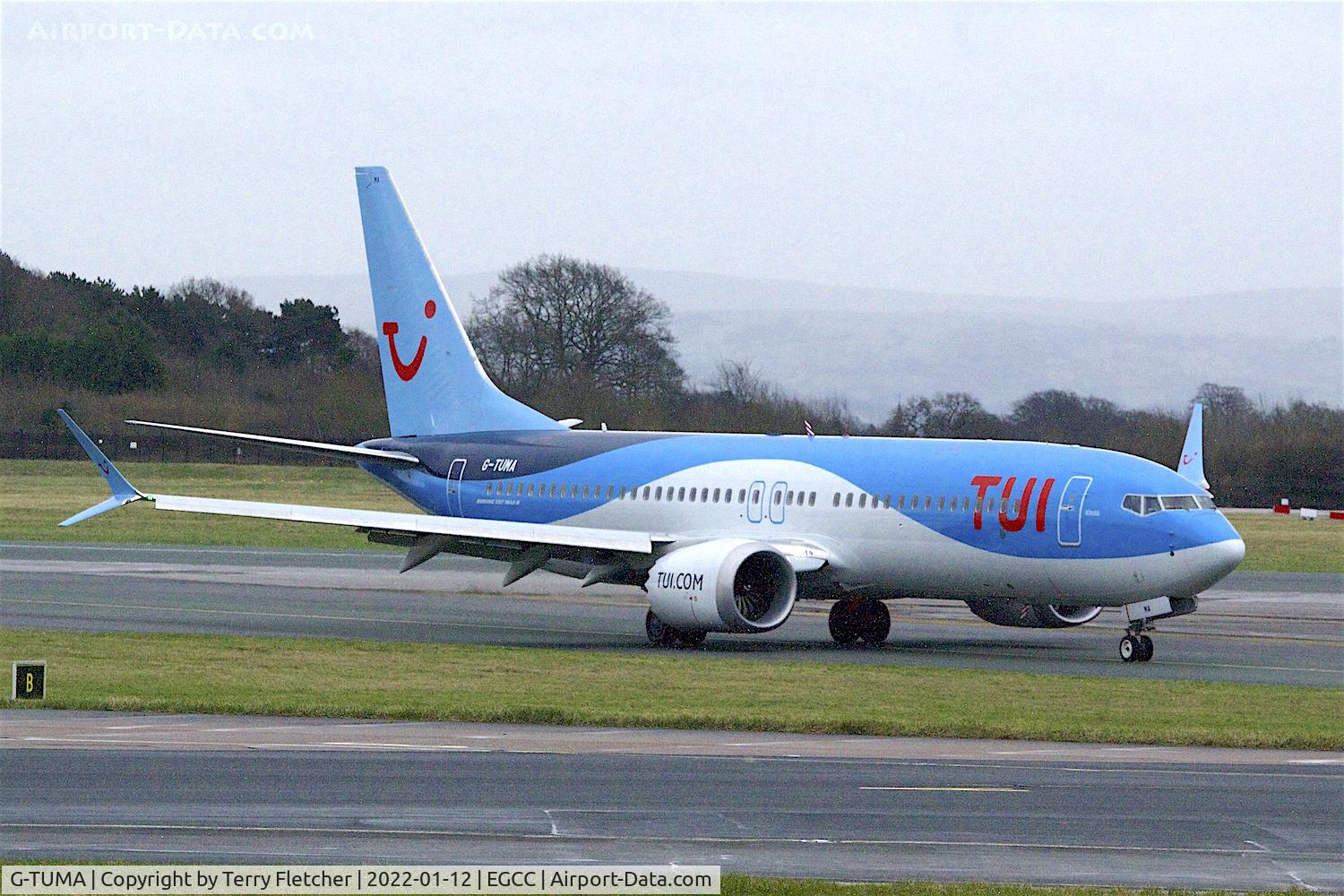G-TUMA, 2018 Boeing 737-8 MAX C/N 44593, At Manchester