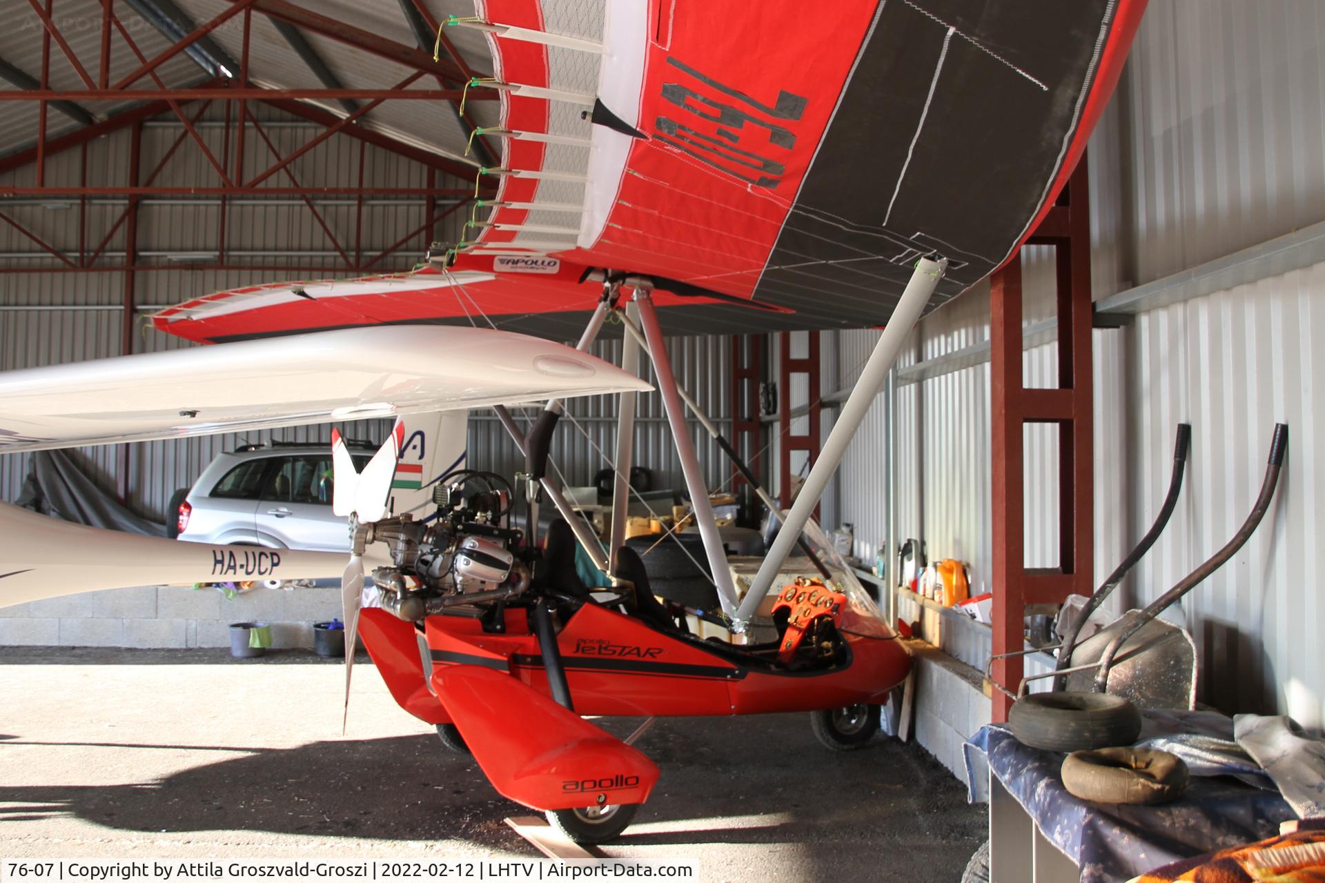 76-07, 2016 Halley Apollo CXMD Jet Star C/N ------/020216, LHTV - Tótvázsony-Kövesgyürpuszta Airfield, Hungary