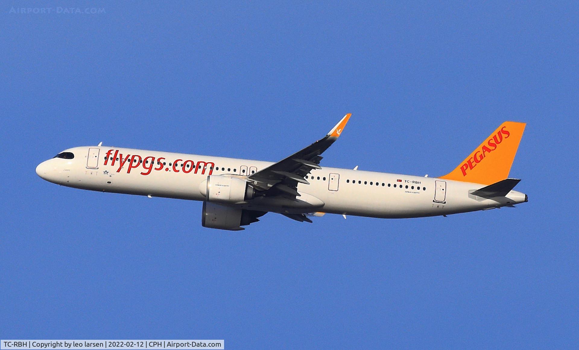 TC-RBH, 2021 Airbus A321-251NX C/N 10523, Copenhagen 12.2.2022