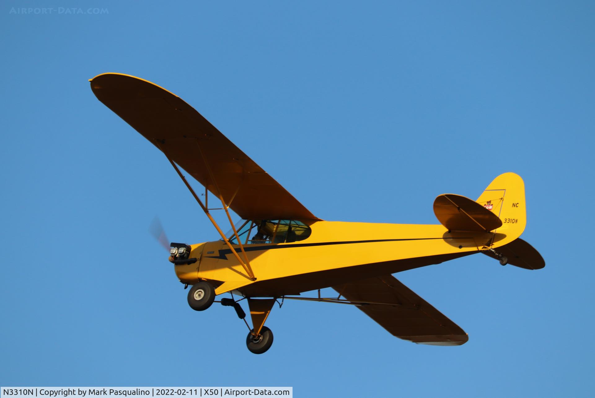 N3310N, 1946 Piper J3C-65 Cub C/N 22508, Piper J3C-65