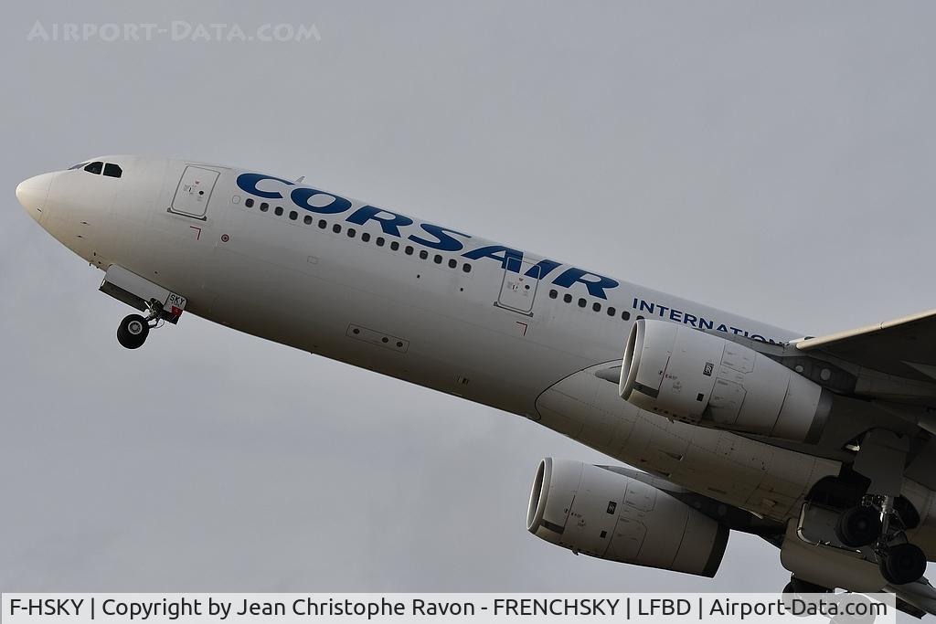 F-HSKY, 2012 Airbus A330-343 C/N 1359, CRL740 / SS740 Bordeaux to Point à Pitre