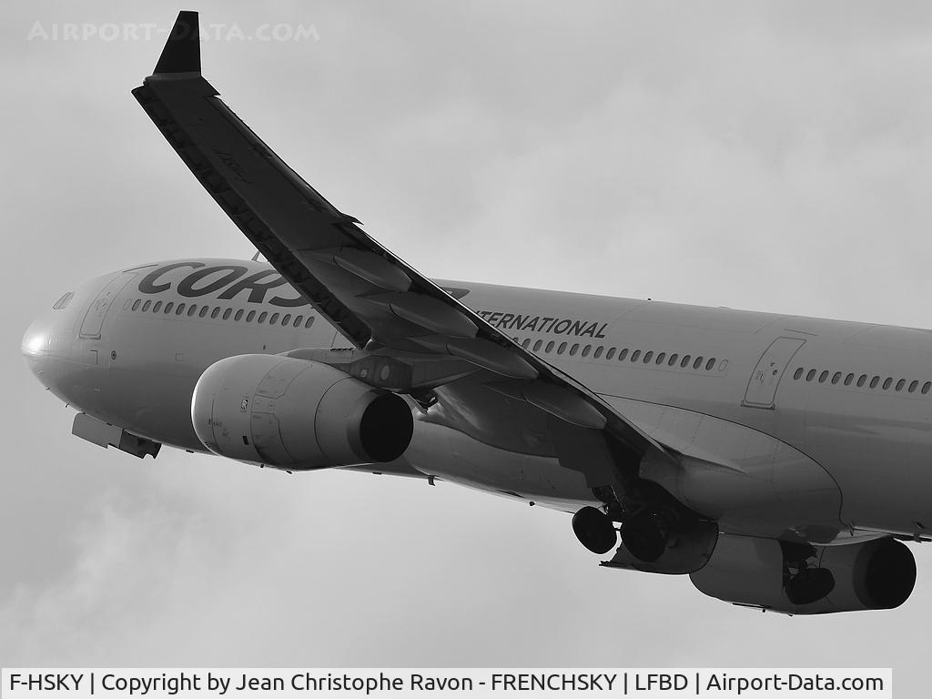 F-HSKY, 2012 Airbus A330-343 C/N 1359, CRL740 / SS740 Bordeaux to Point à Pitre
