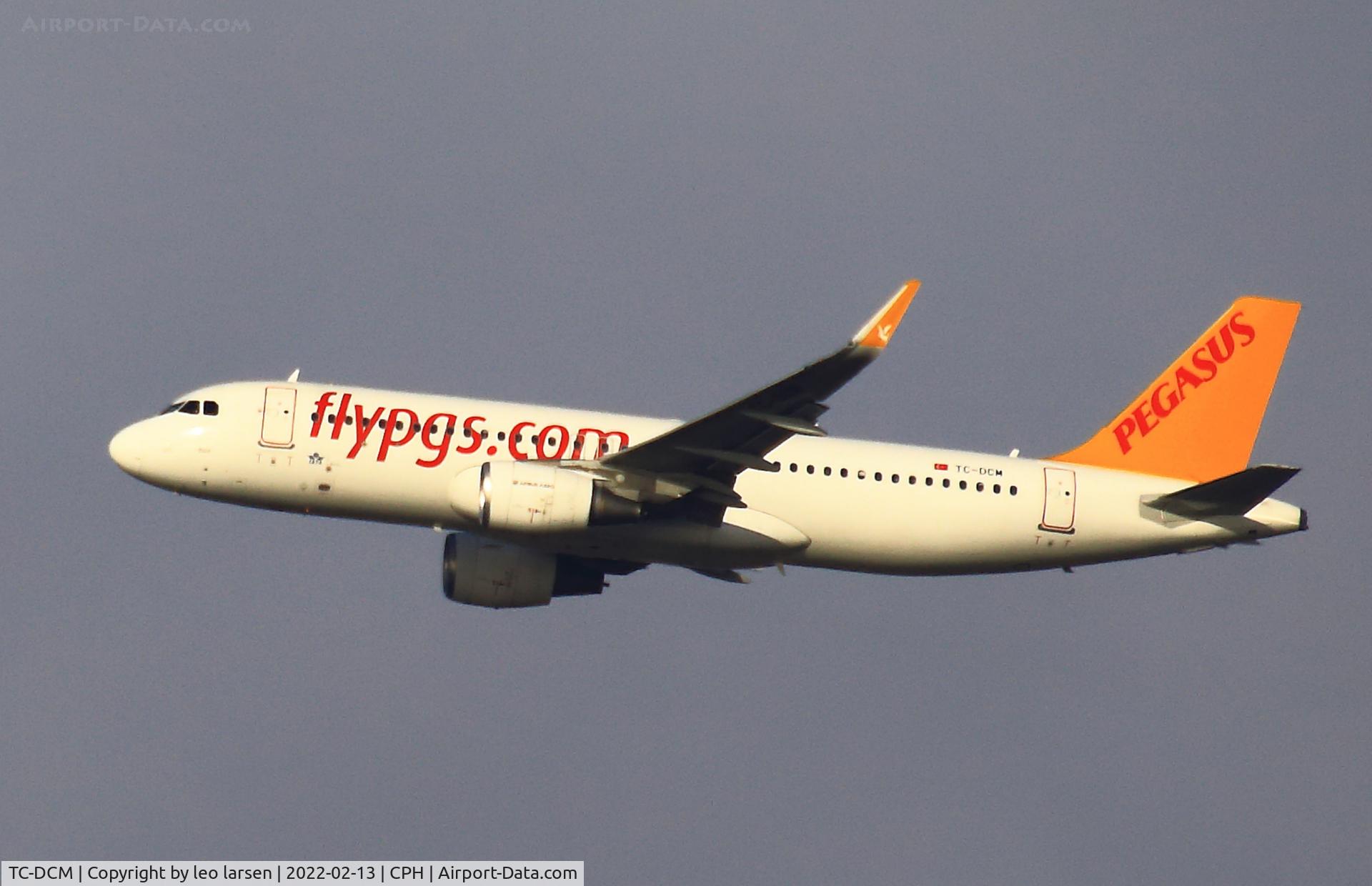TC-DCM, 2016 Airbus A320-214 C/N 7200, Copenmhagen 13.2.2022